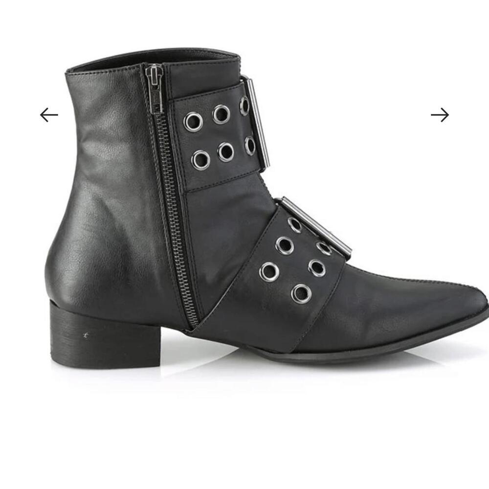 Demonia Warlock 55 winklepicker boots - Picture 3 of 7